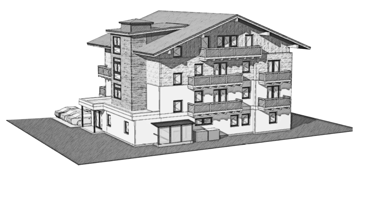 Grafik Gästehaus Mirzl in Schladming-Rohrmoos